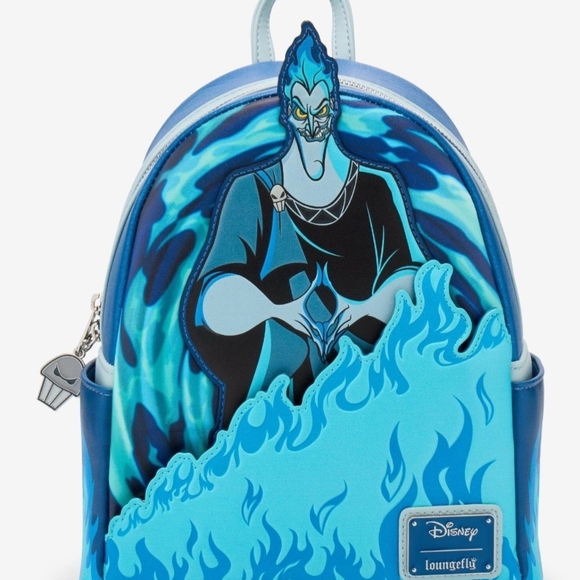 Loungefly Disney Hades Blue Flame Backpack ( Future Grail) Is Sparkly/glittery